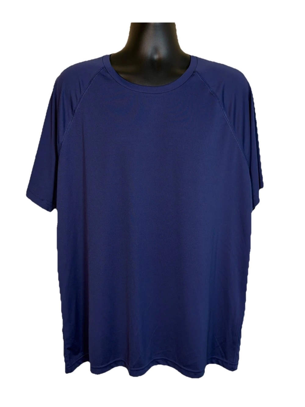 Alo Yoga Shirt Mens 2XL Blue Performance Short Sleeve Crewneck